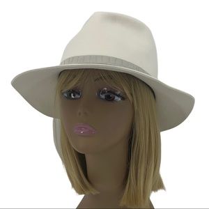 rag & bone Floppy Brim Fedora White/Grey M NWT